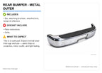 Used Rear Bumper Assembly Rear fits: 2014 Kia Soul includes right and 