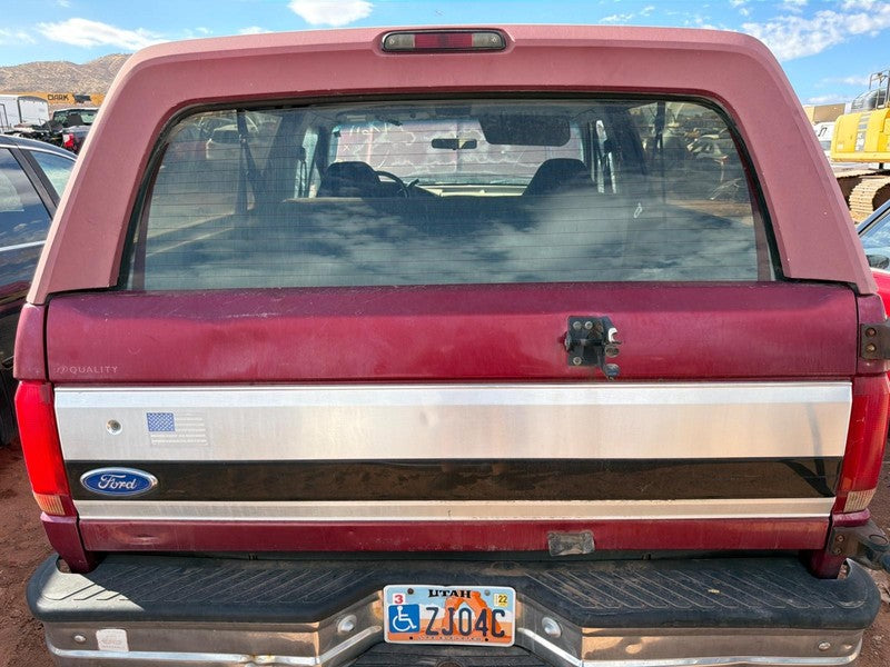 Used Deck Lid fits: 1995 Ford Bronco heated Grade C