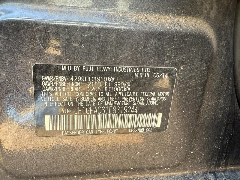 Used ABS Pump and Motor Assembly fits: 2014 Subaru Impreza Pump 2.0 Gr