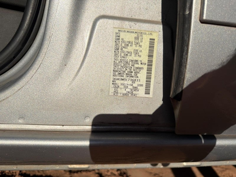 Used Third Seat SW/VAN fits: 2005 Nissan Pathfinder Third Seat SW Van 