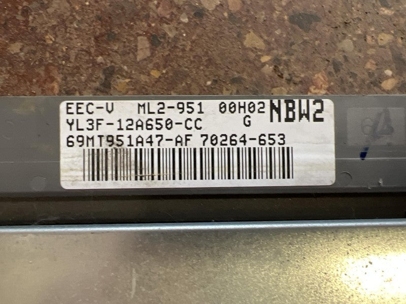 2000 FORD F150 ECM ID#: YL3F-12A650-CC