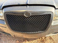 Used Front Grille fits: 2009 Chrysler 300 exc. SRT8 dark gray and chro