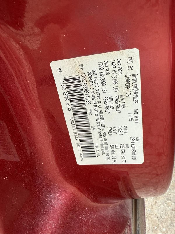 Used Air Cleaner Assembly fits: 2006 Dodge Durango 5.7 Grade A