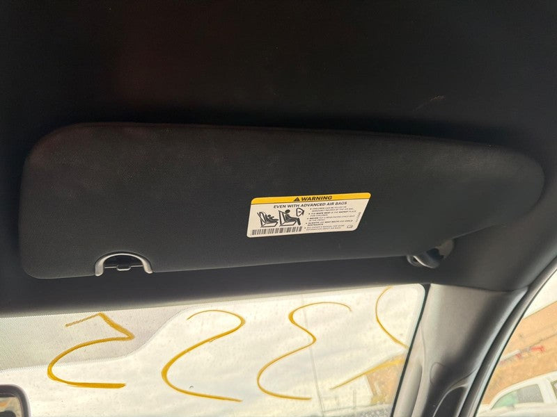 Used Right Sun Visor fits: 2019 Dodge Caravan w/illumination Right Gra