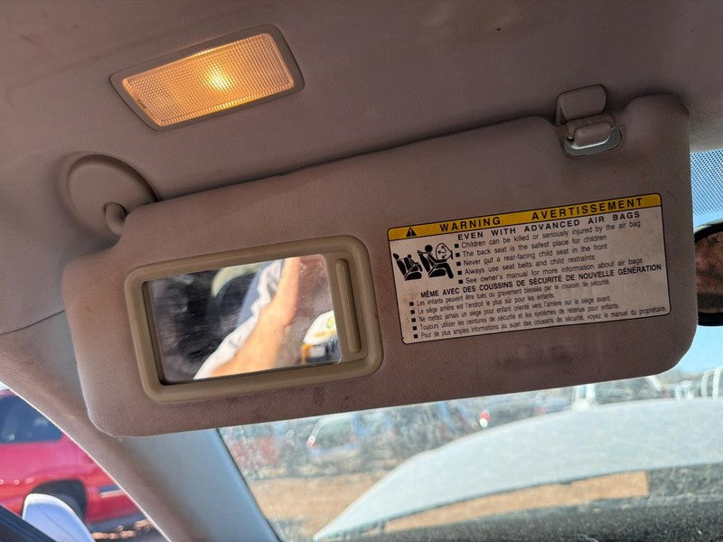 Used Left Sun Visor fits: 2008 Lexus IS250 illuminated Left Grade A
