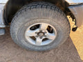 Used Wheel fits: 2004 Nissan Xterra 16x7 alloy 4 spoke flat spoke silv