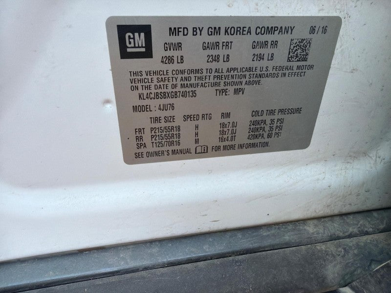 Used A/C Compressor fits: 2016 Buick Encore  Grade A
