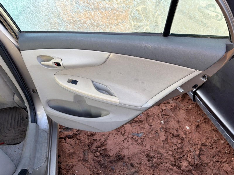 2009 Toyota Corolla Passenger Side Rear Door Interior Trim Panel Tan