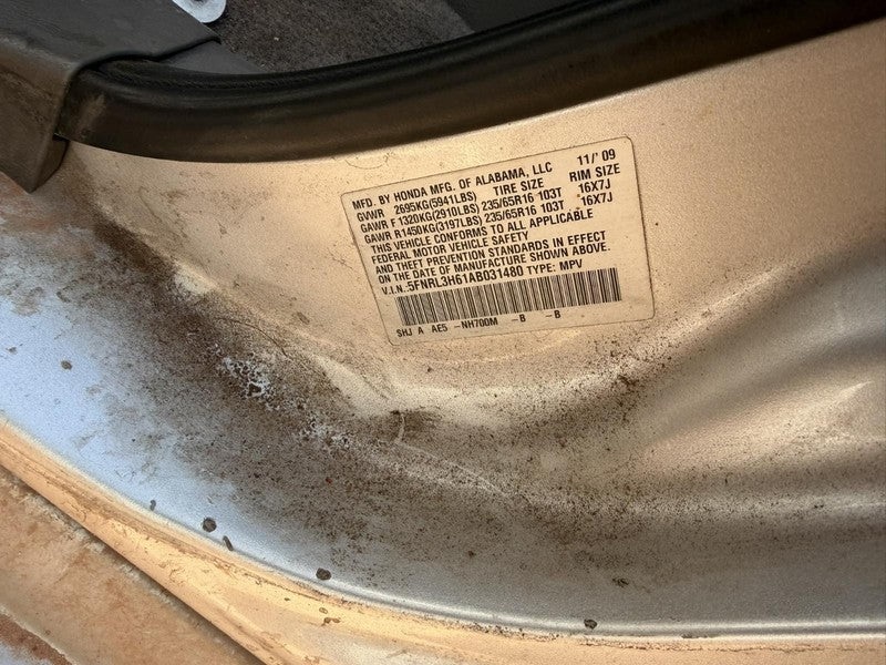 Used ABS Modulator fits: 2010 Honda Odyssey Modulator Assembly vehicle