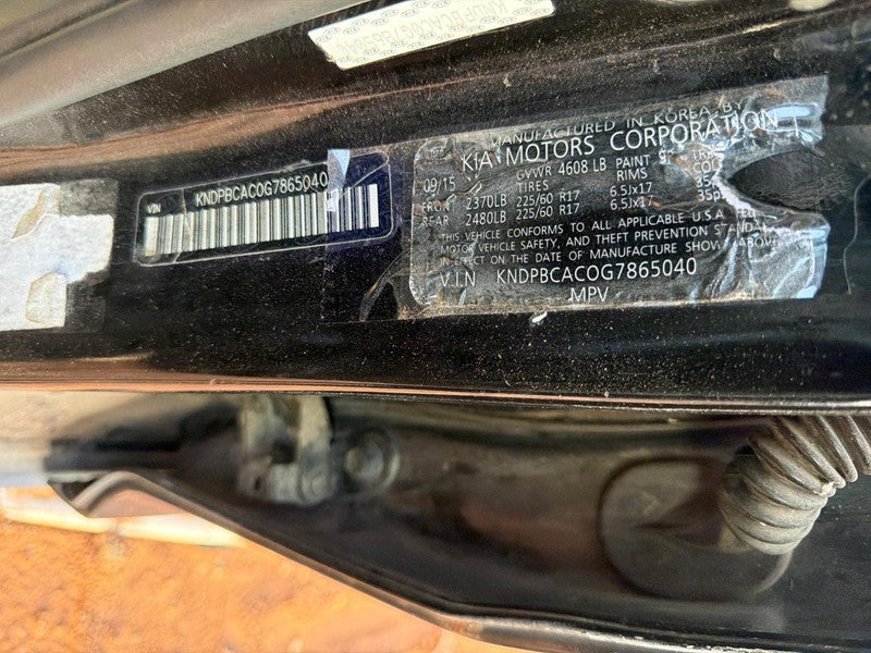 Used Rear Bumper Assembly Rear fits: 2016 Kia Sportage single exhaust 