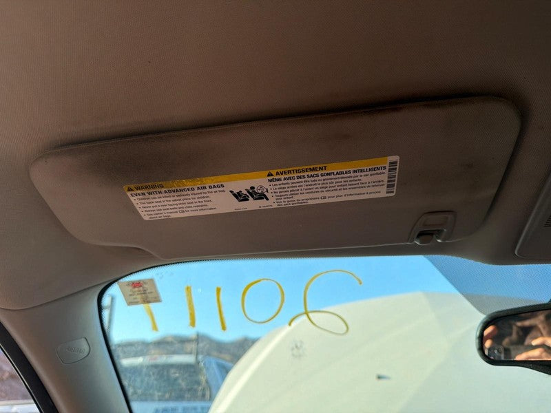 Used Left Sun Visor fits: 2011 Chevrolet Traverse illuminated Left Gra