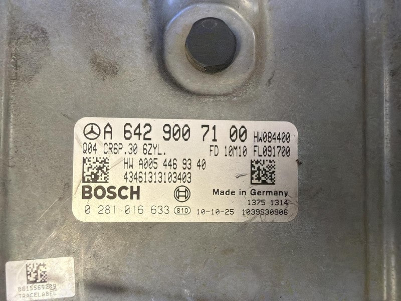 Used Engine Control Module (ECM) fits: 2011 Mercedes-benz Mercedes spr