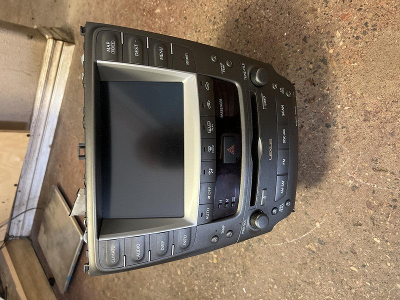 2007 LEXUS IS250 Info/GPS/TV Screen ID#: 86111-53050