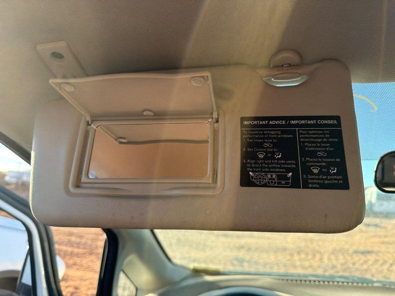 Used Left Sun Visor fits: 2015 Nissan Versa without illumination witho