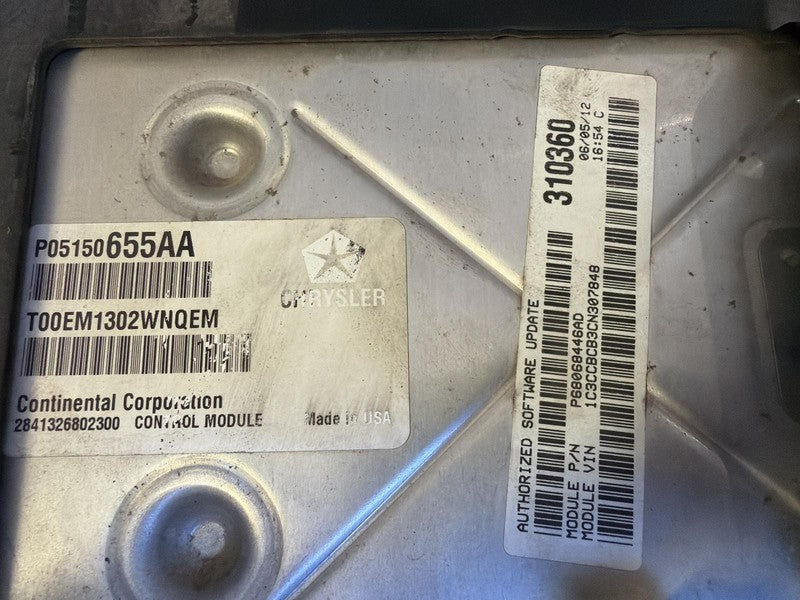 2012 CHRYSLER 200 ECM UPDATED ID#: P68068446AD