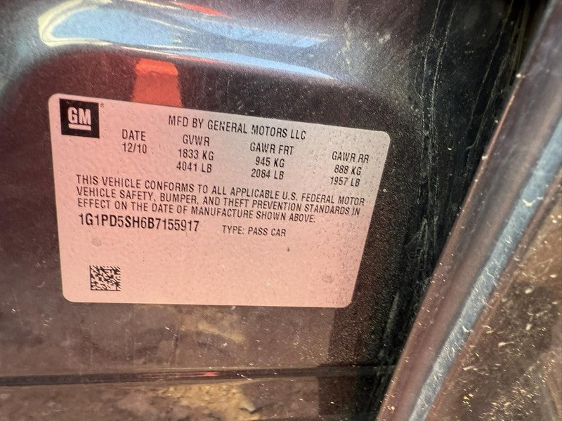 Used Alternator fits: 2011 Chevrolet Cruze 1.8 Grade A