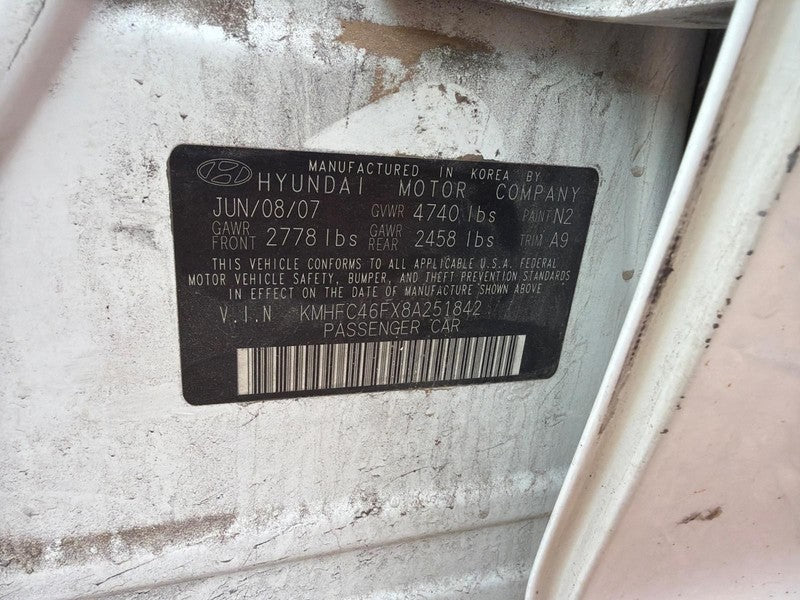 Used Steering Column fits: 2008 Hyundai Azera Floor Shift 3.3L tilt an