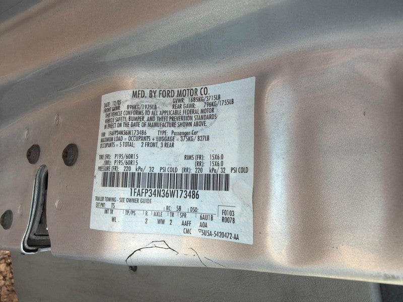 Used Alternator fits: 2006 Ford Focus AT standard emissions ID 4S4T-10