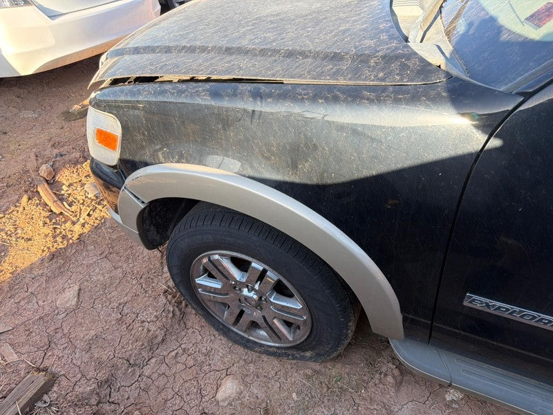 Used Front Left Fender fits: 2008 Ford Explorer exc. Sport Trac wheel 