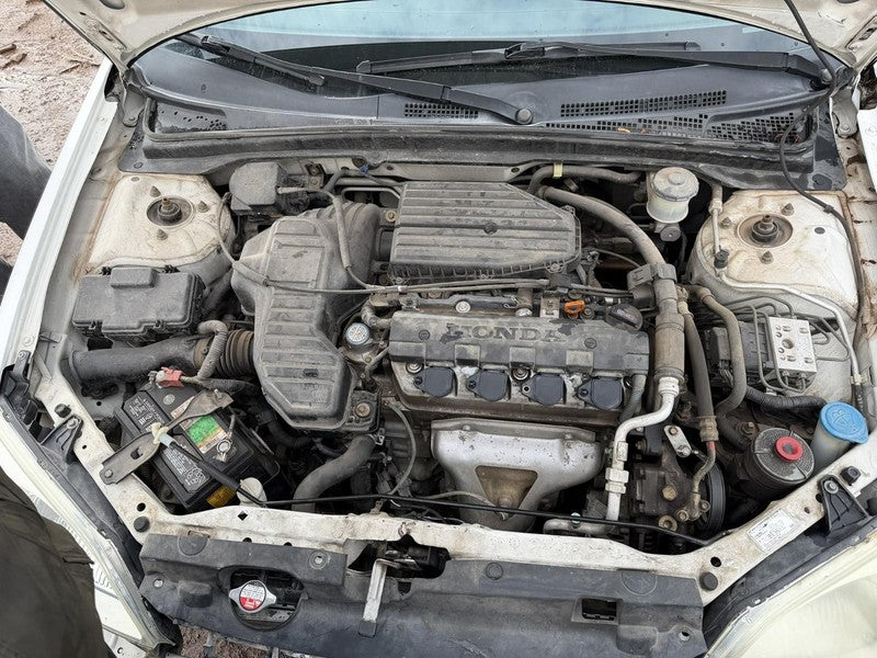 Used Engine Complete Assembly fits: 2003 Honda Civic 1.7L SOHC CNG VIN
