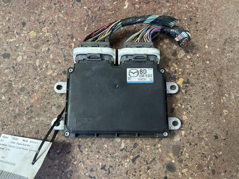 Used Engine Control Module (ECM) fits: 2010 Mazda 3 Electronic Control