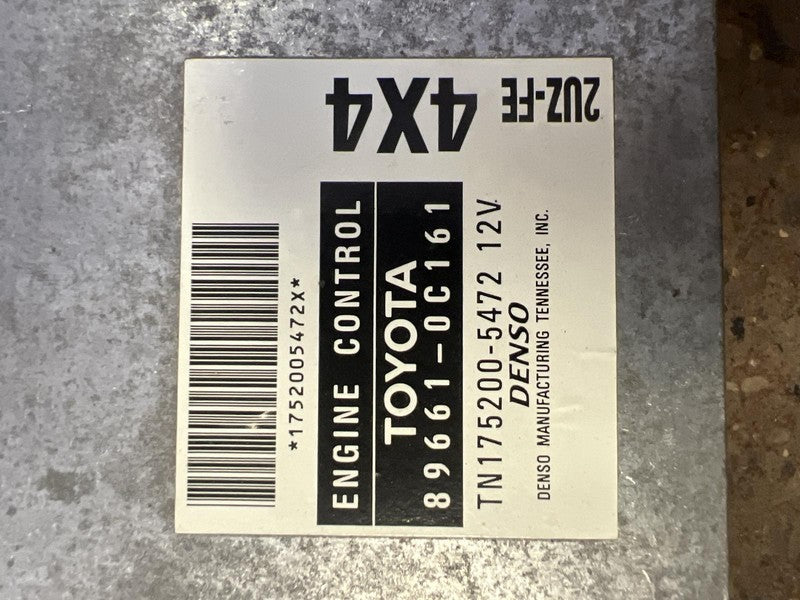 2000 TOYOTA TUNDRA ECM ID#: 89661-0C161