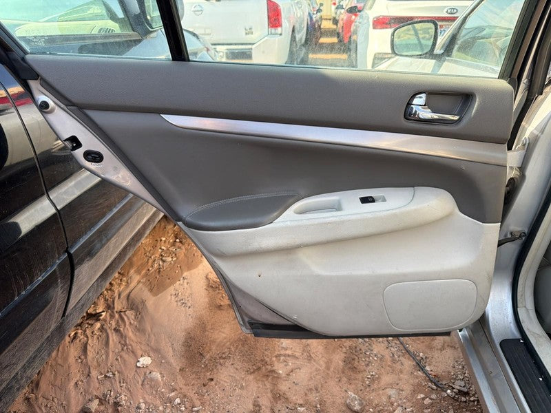 Used Rear Left Door Interior Trim Panel fits: 2010 Infiniti G37 Trim P