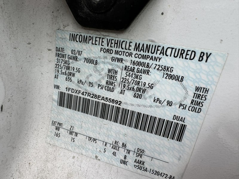 2008 Ford F350SD Pickup Automatic Transmission 6.4L 4x4