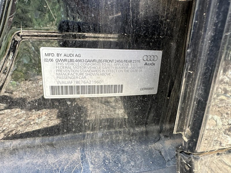 Used Automatic Transmission Assembly fits: 2006 Audi A4 AT 6 speed 2.0