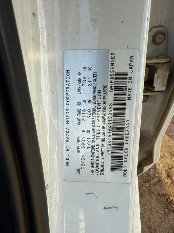Used Engine Control Module (ECM) fits: 2004 Mazda 3 Electronic Control