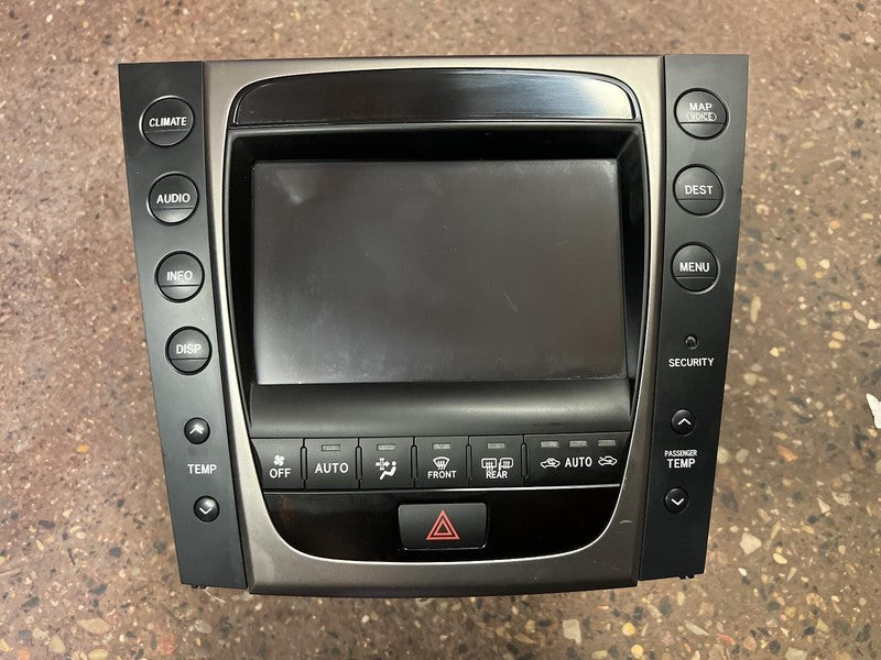 2007 LEXUS GS450H DISPLAY SCREEN W/ NAVIGATION ID#: 86111-30550