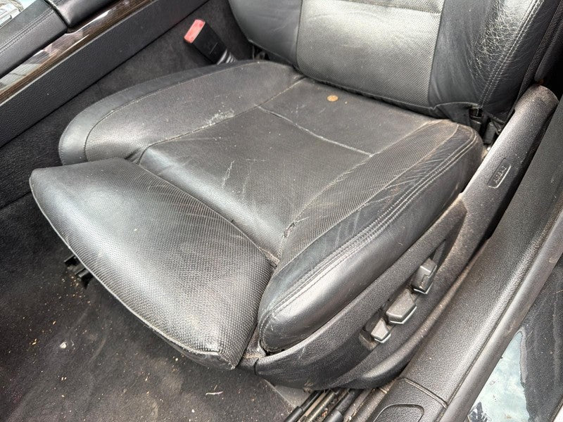 Used Front Left Seat Front fits: 2012 Bmw 750I bucket air bag leather 