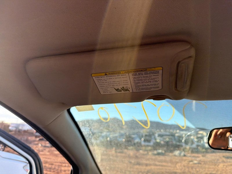 Used Left Sun Visor fits: 2015 Nissan Versa without illumination witho