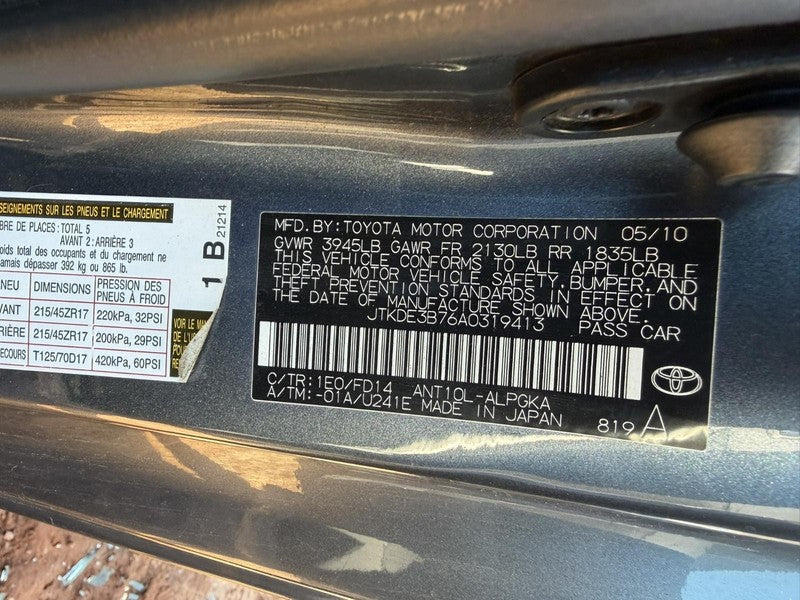 Used Seat Rear fits: 2010 Scion TC Seat Rear Grade A