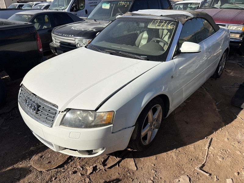 Used Front Left Seat Front fits: 2003 Audi A4 Conv air bag leather ele