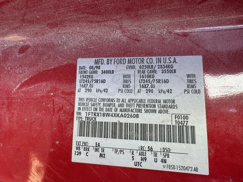 Used Transfer Case Assembly fits: 1999 Ford F150 PICKUP electronic shi