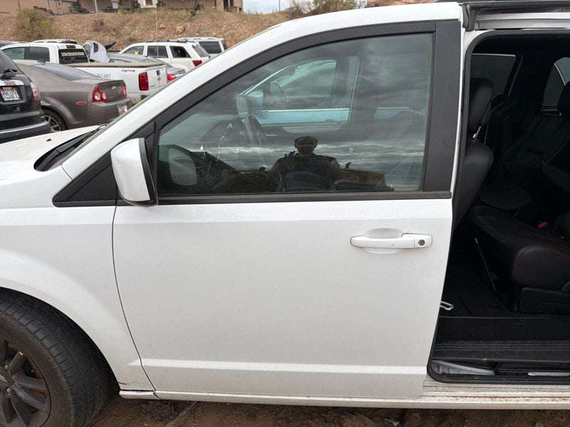 Used Front Left Door Assembly Front fits: 2019 Dodge Caravan electric 