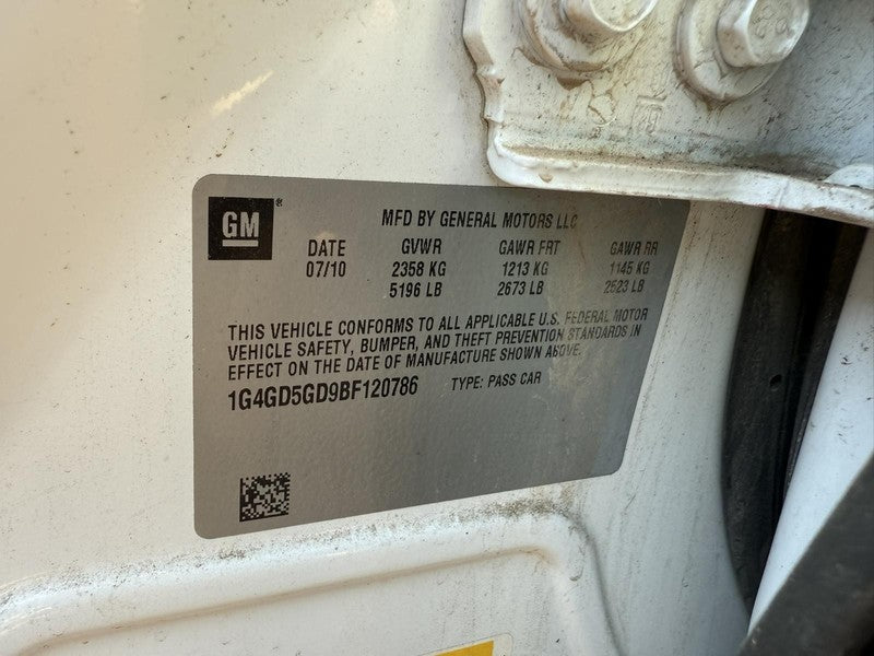 Used Rear Left Door Interior Trim Panel fits: 2011 Buick Lacrosse Trim