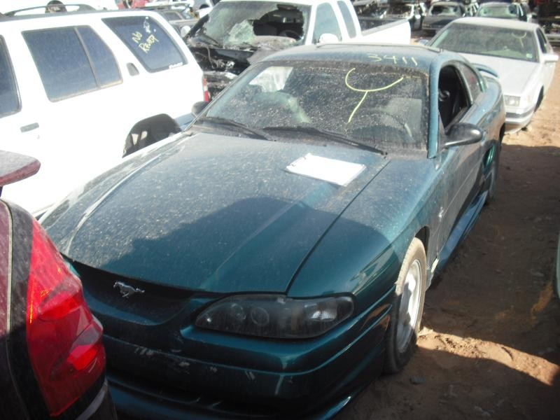 Used Rear Back Glass fits: 1996 Ford Mustang Cpe heated Rear Grade A