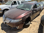 Used Left Headlight Assembly fits: 2009 Lincoln Mks xenon HID w/o adap