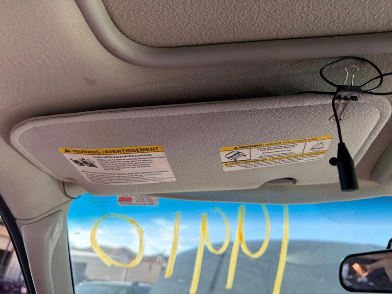 Used Left Sun Visor fits: 2007 Ford Escape VIN H 8th digit Hybrid w/il
