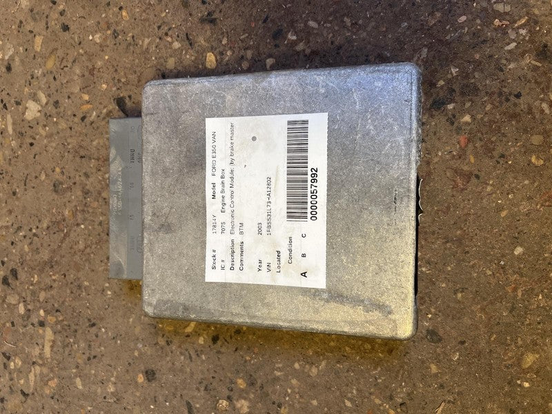 Used Engine Control Module (ECM) fits: 2003 Ford E350 VAN Electronic C