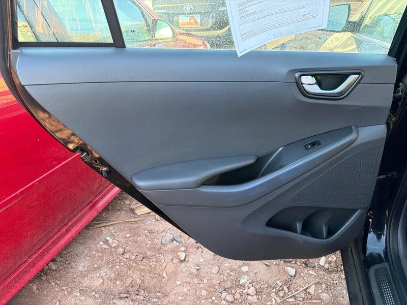 Used Rear Left Door Interior Trim Panel fits: 2017 Hyundai Ioniq Trim 