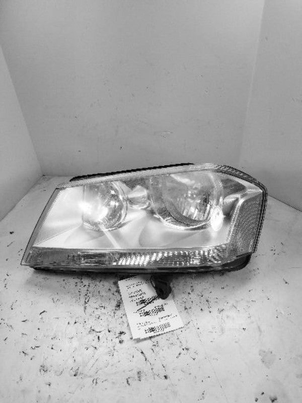 Used Left Headlight Assembly fits: 2012 Dodge Avenger chrome accent he