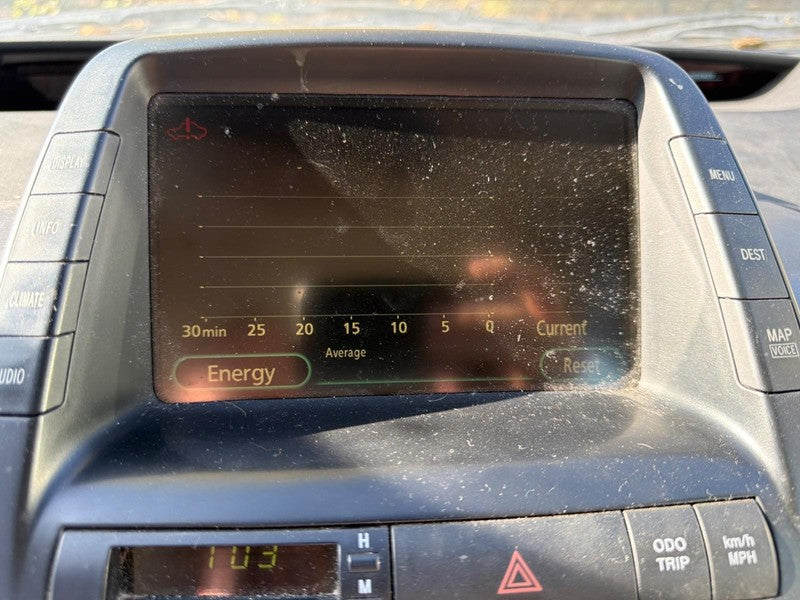 Used Infotainment Display fits: 2008 Toyota Prius display screen w/nav