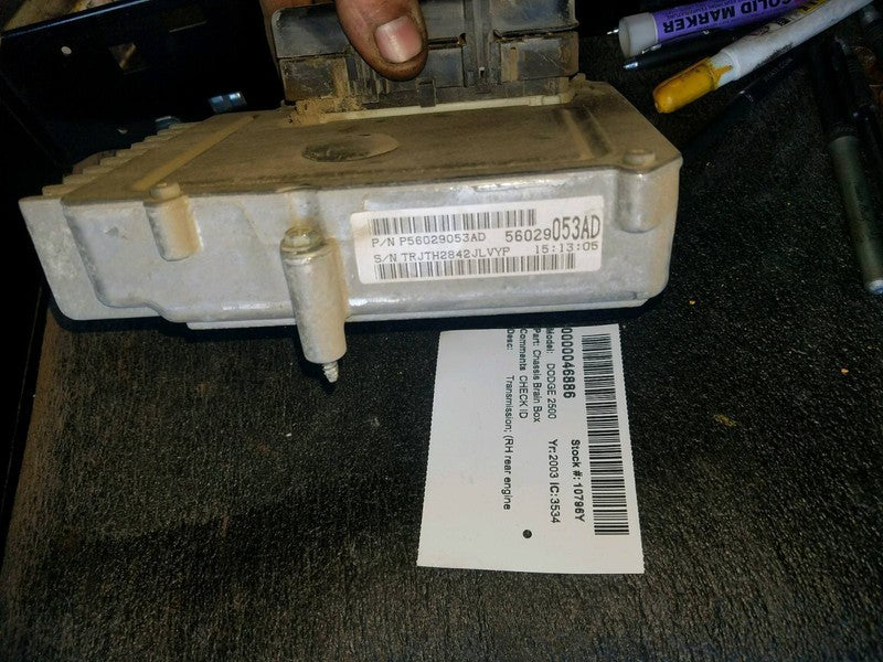 2003 DODGE 2500 PICKUP BCM ID# 56029053AD