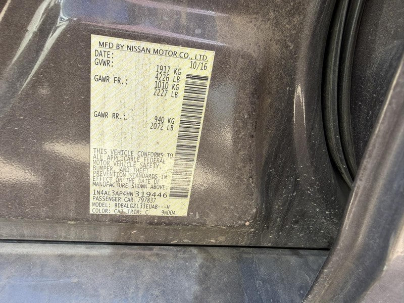 Used ABS Pump and Motor Assembly fits: 2017 Nissan Altima Assembly Sdn