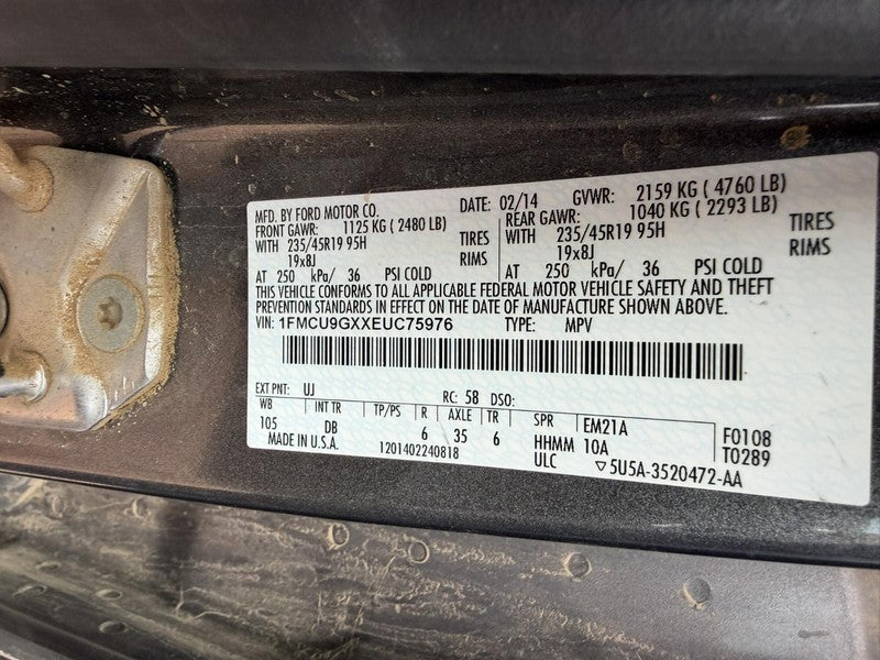 Used Alternator fits: 2014 Ford Escape 1.5L 150 amp without 110v outle
