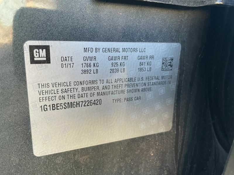 Alternator Fits 16-18 CRUZE 436771
