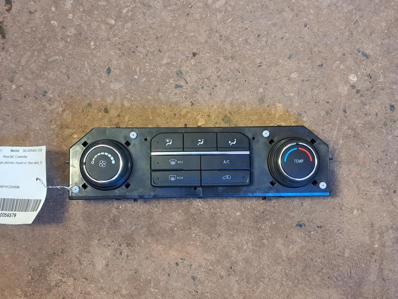 Used A/C Selector Switch fits: 2019 Chevrolet Silverado 1500 pickup ma
